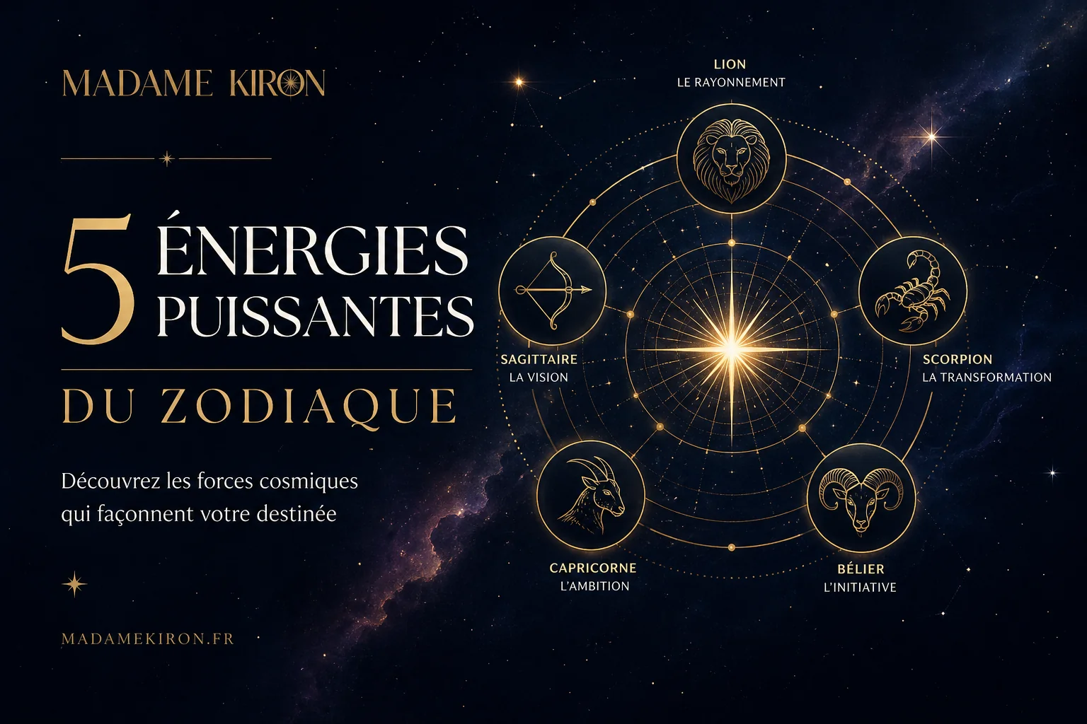 Les 5 énergies les plus puissantes du zodiaque : Bélier, Sagittaire, Taureau, Capricorne, Scorpion